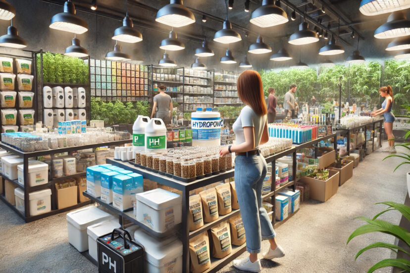hydroponics store