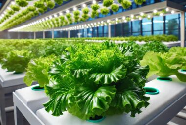 hydroponic lettuce