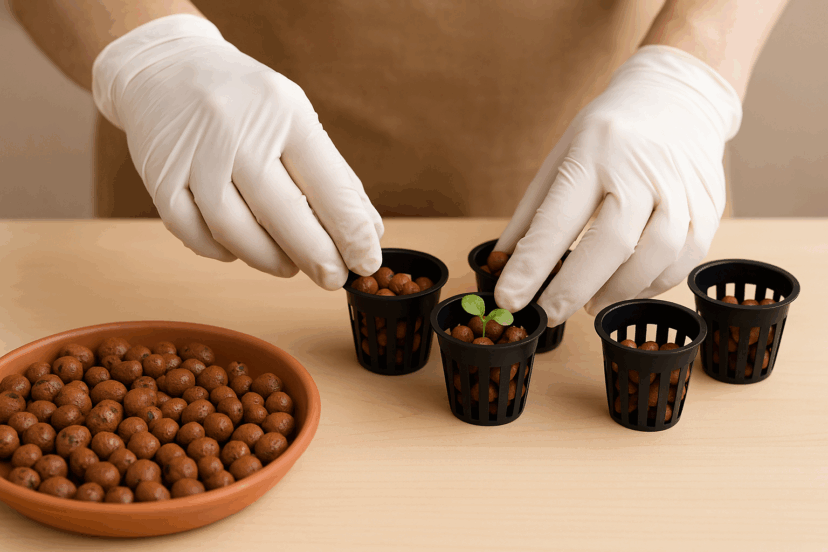 hydroponic clay pebbles