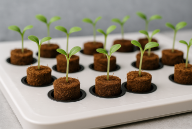 hydroponic grow pods coir