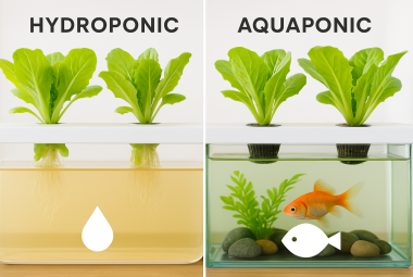 Aquaponic vs Hydroponic