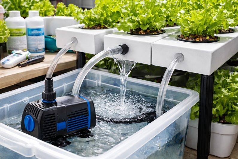 hydroponic water pump