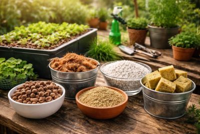 hydroponic grow media