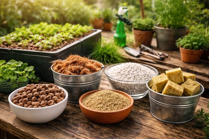 hydroponic grow media