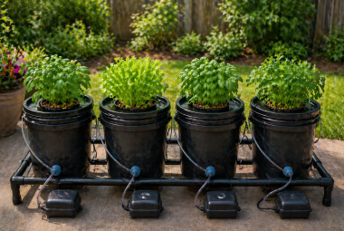 hydroponic bucket system