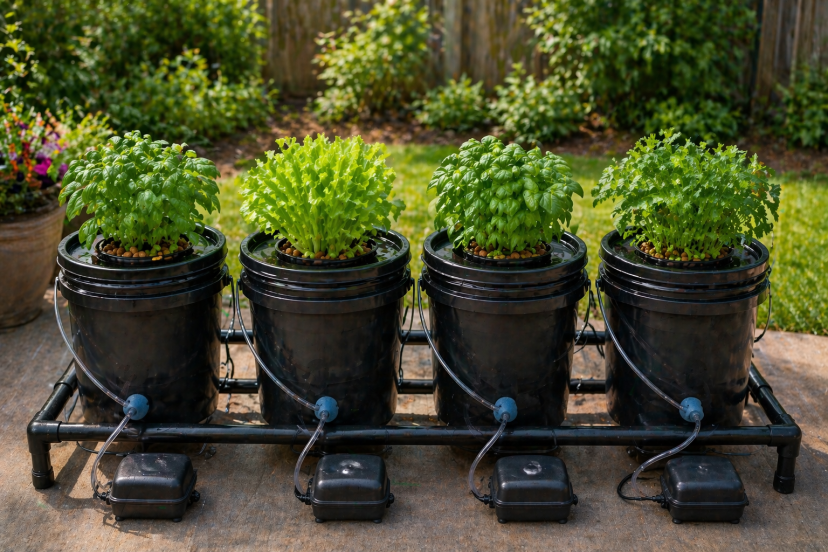 hydroponic bucket system