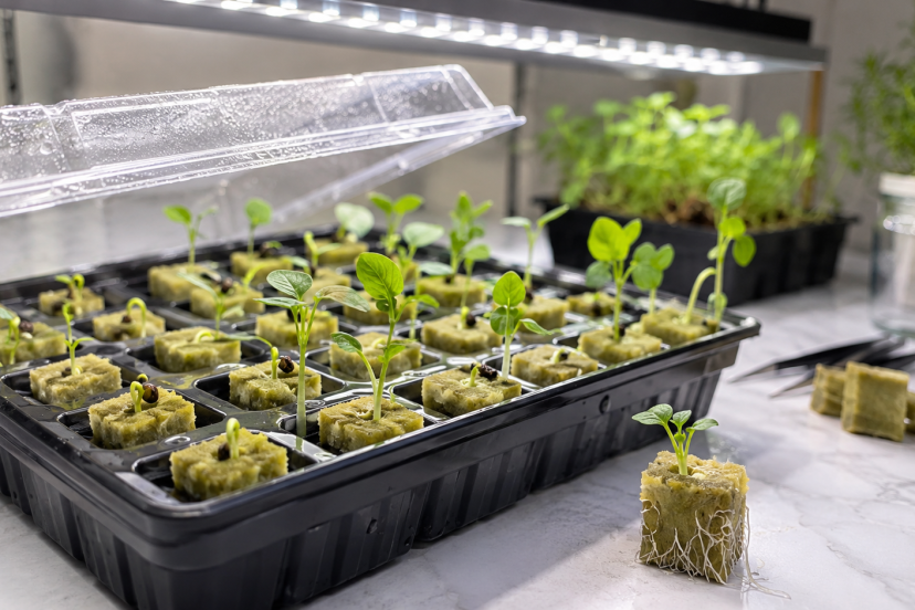 starting seeds for hydroponics