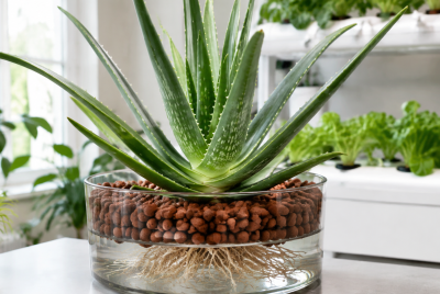 Hydroponic Aloe Vera