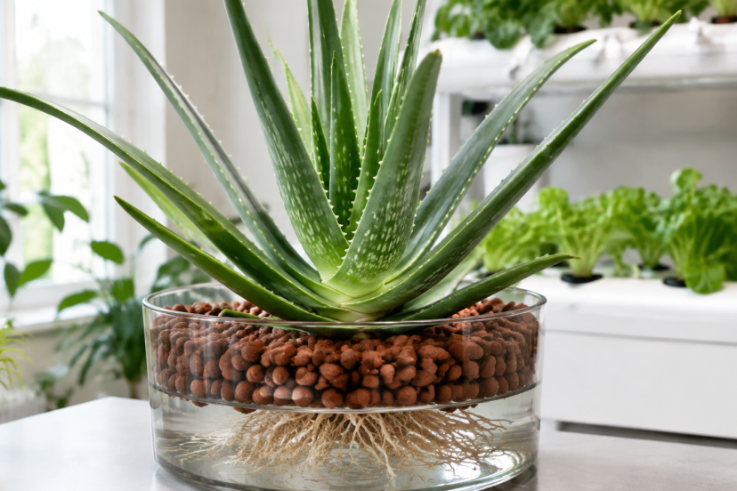 Hydroponic Aloe Vera