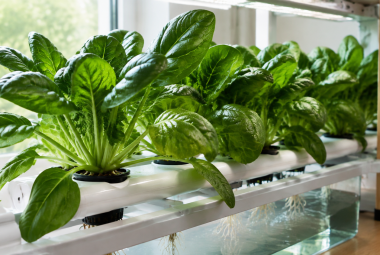 hydroponic spinach