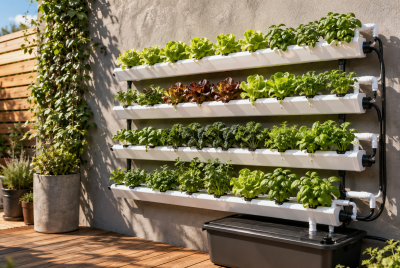 Vertical Hydroponic Gardening