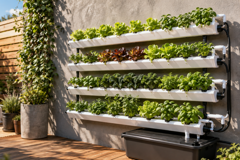 Vertical Hydroponic Gardening
