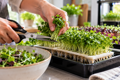 hydroponic microgreens