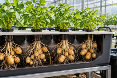 hydroponic potatoes