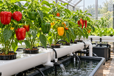 hydroponic peppers